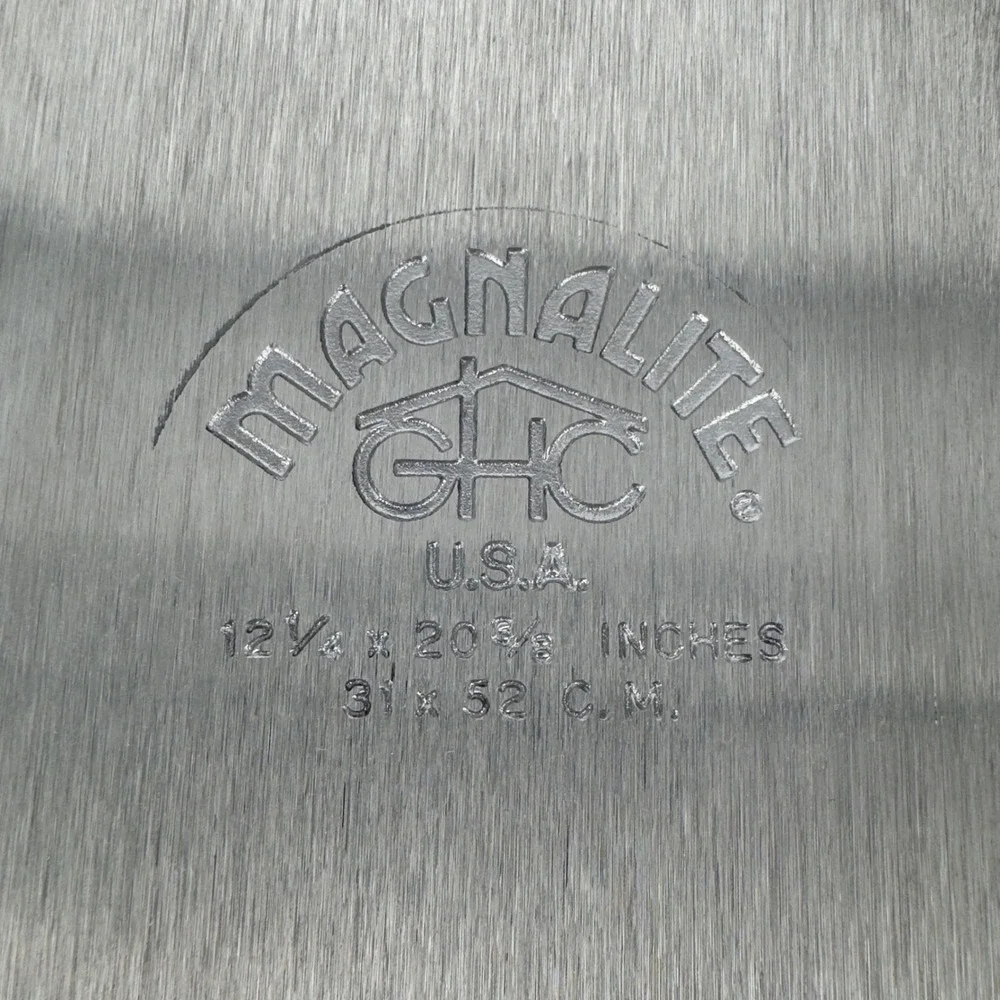 NIB Magnalite Classic 20 3/8 Cov'd Oval Roaster with Meat Rack 4269 GHC USA Made